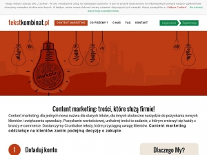 Tekst Kombinat - treści content marketingowe